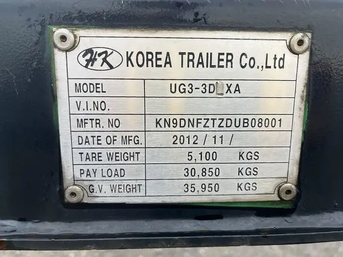 輸入車・その他 輸入車その他 トレーラー/その他 トレーラー 3軸 1デフの中古トラック画像9