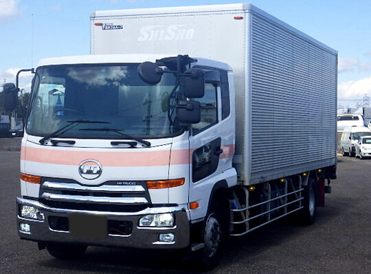 日産UD コンドル 中型 アルミバン パワーゲート 床鉄板｜画像1