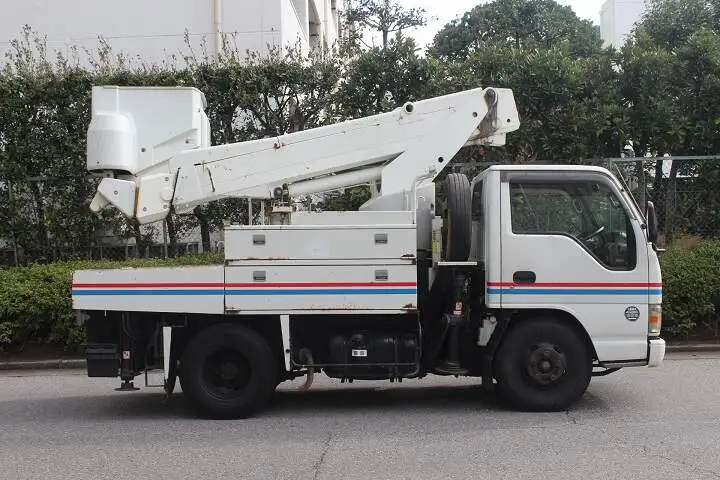 いすゞ エルフ 小型 高所・建柱車 高所作業車 電工仕様の中古トラック画像6