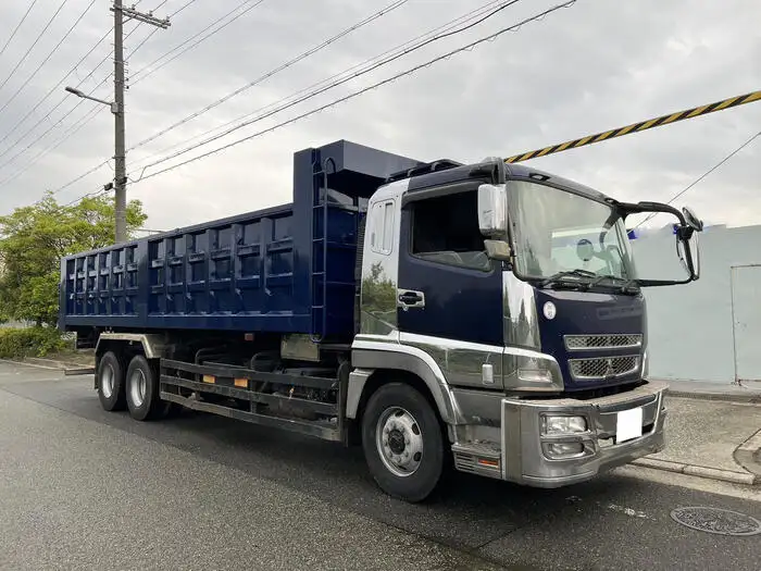 三菱 スーパーグレート 大型 ダンプ 土砂禁 ベッドの中古トラック画像3