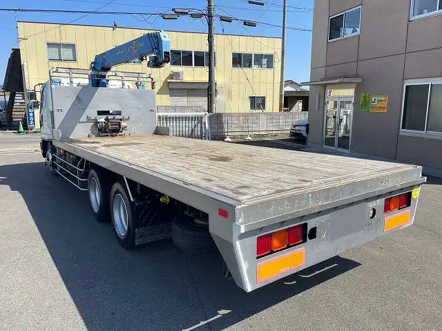 三菱 ファイター 中型/増トン 車両重機運搬 4段クレーン ラジコンの中古トラック画像4