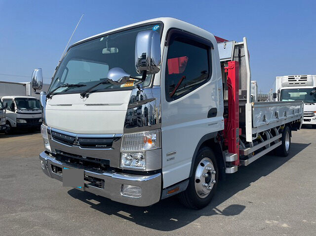 三菱 キャンター 小型 車両重機運搬 セルフローダー TPG-FEB80