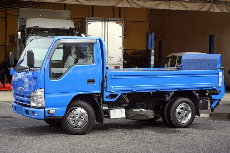 いすゞ エルフ 小型 平ボディ 10尺 TKG-NKR85A