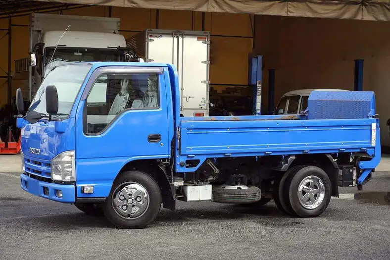 いすゞ エルフ 小型 平ボディ パワーゲート 床鉄板 の中古トラック【車両No.141703】