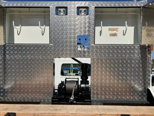 三菱 ファイター 中型/増トン 車両重機運搬 ラジコン ウインチの中古トラック画像6