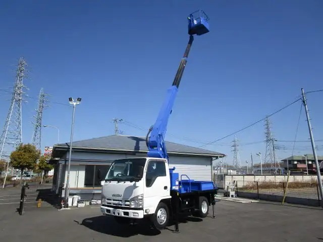 いすゞ エルフ 小型 高所・建柱車 高所作業車 BKG-NKR85Nの中古トラック画像11
