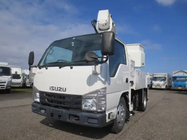 いすゞ エルフ 小型 高所・建柱車 高所作業車 電工仕様の中古トラック画像2