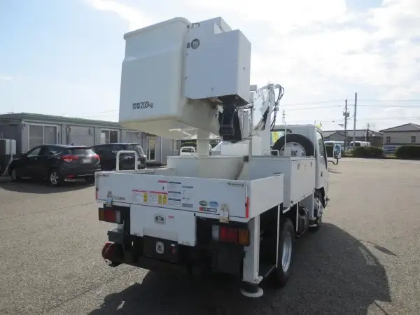 いすゞ エルフ 小型 高所・建柱車 高所作業車 電工仕様の中古トラック画像6