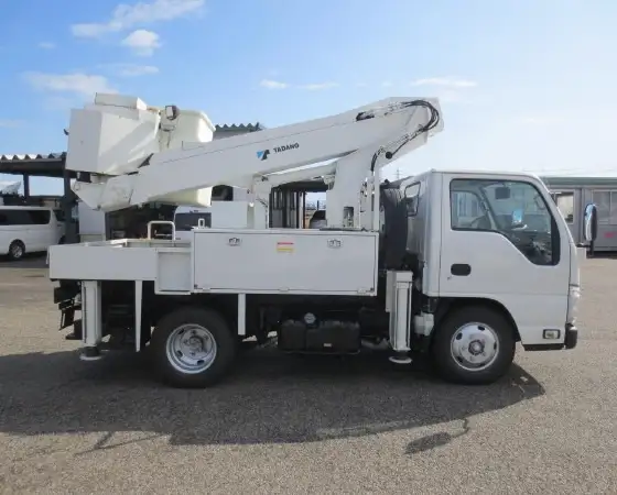 いすゞ エルフ 小型 高所・建柱車 高所作業車 電工仕様の中古トラック画像5