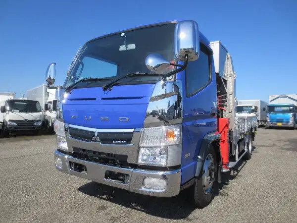 三菱 キャンター 小型 クレーン付 3段 フックインの中古トラック画像2