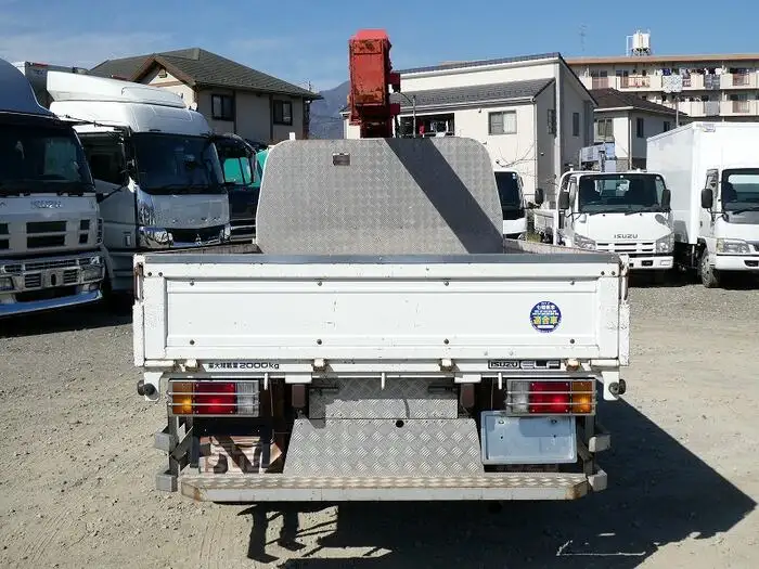 いすゞ エルフ 小型 クレーン付 床鉄板 4段の中古トラック画像5