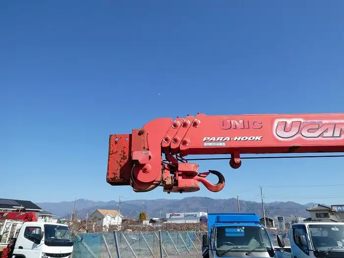 いすゞ エルフ 小型 クレーン付 床鉄板 4段の中古トラック画像9
