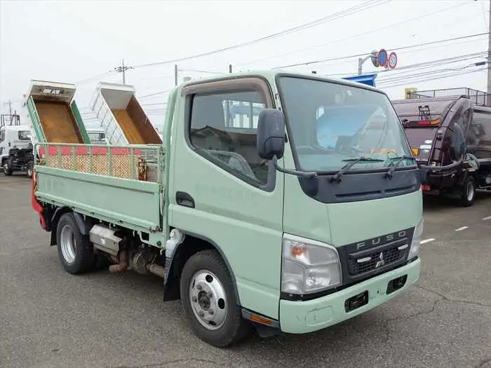 三菱 キャンター 小型 平ボディ パワーゲート 床鉄板の中古トラック画像2