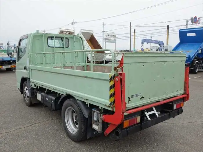 三菱 キャンター 小型 平ボディ パワーゲート 床鉄板の中古トラック画像4