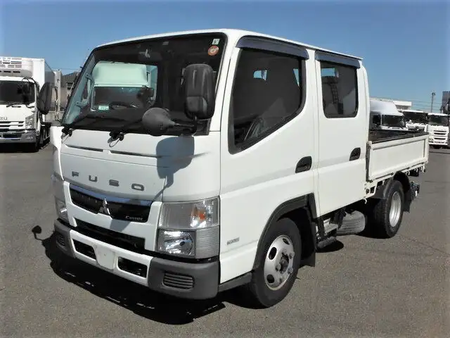 三菱 キャンター 小型 平ボディ Wキャブ TPG-FBA20 の中古トラック【車両No.141758】