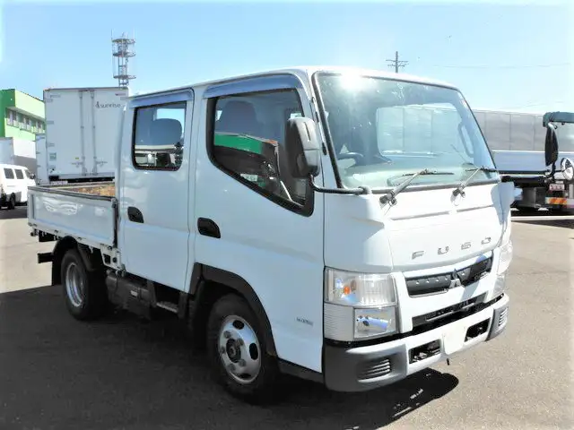 三菱 キャンター 小型 平ボディ Wキャブ TPG-FBA20の中古トラック画像2