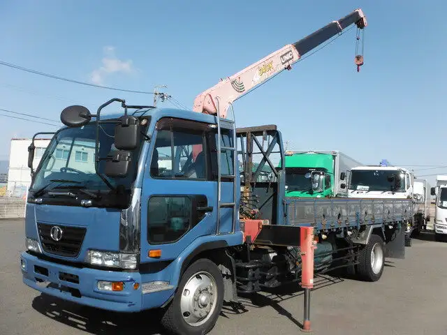 日産UD コンドル 中型/増トン クレーン付 床鉄板 3段の中古トラック画像1