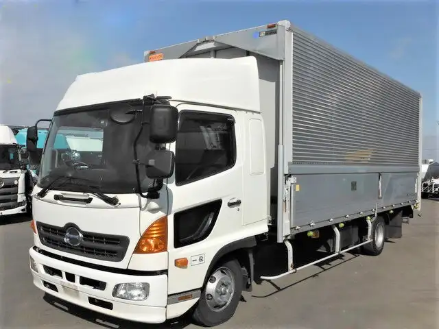 日野 レンジャー 中型/増トン ウイング パワーゲート ベッドの中古トラック画像1