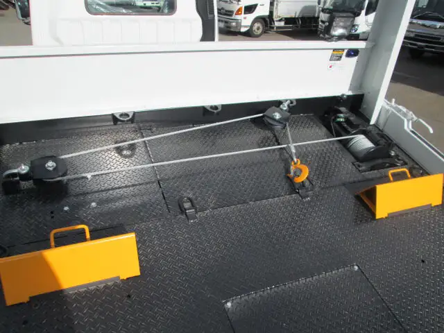 三菱 キャンター 小型 車両重機運搬 ラジコン ウインチの中古トラック画像11