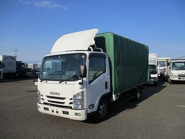 いすゞ エルフ 小型 平ボディ 幌 TRG-NPR85ARの中古トラック画像1