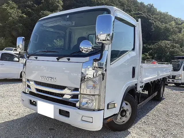 いすゞ エルフ 小型 平ボディ ワイドロング