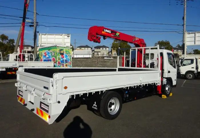 三菱 キャンター 小型 車両重機運搬 4段クレーン ラジコンの中古トラック画像4