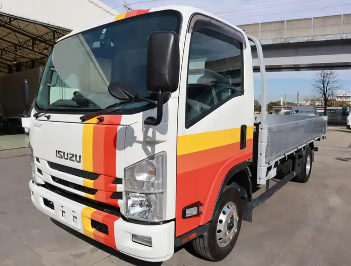 いすゞ エルフ 小型 平ボディ アルミブロック 2RG-NPS88ARの中古トラック画像1