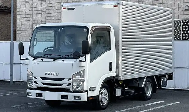 いすゞ エルフ 小型 アルミバン パワーゲート TRG-NLR85ANの中古トラック画像1