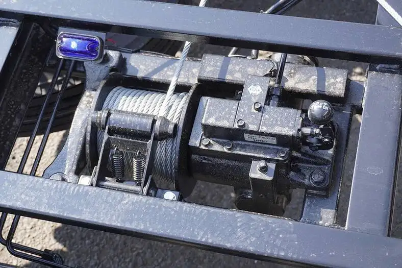 三菱 キャンター 小型 車両重機運搬 ラジコン ウインチの中古トラック画像8