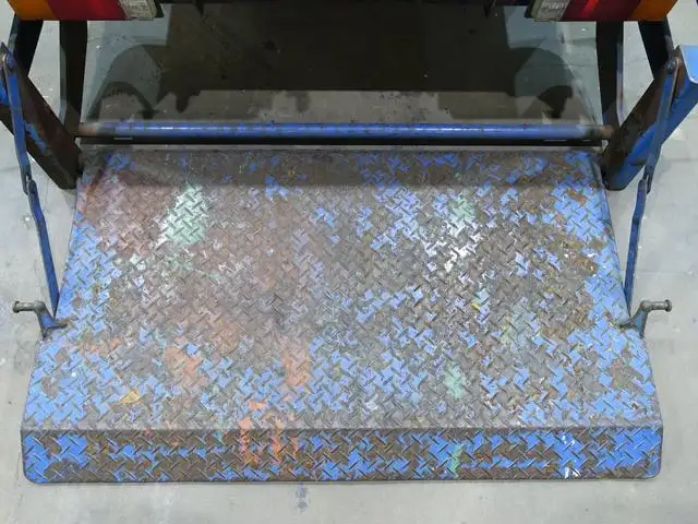 トヨタ トヨエース 小型 平ボディ パワーゲート 床鉄板の中古トラック画像9