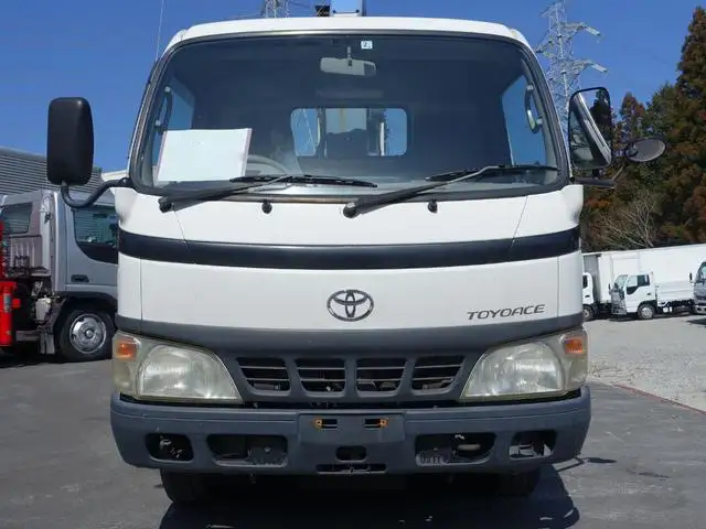 トヨタ トヨエース 小型 クレーン付 床鉄板 4段の中古トラック画像2