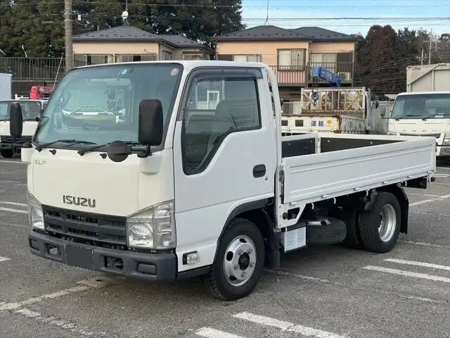 いすゞ エルフ 小型 平ボディ TKG-NJR85A H26の中古トラック画像1