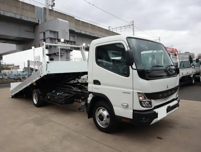 三菱 キャンター 小型 車両重機運搬 ラジコン ウインチの中古トラック画像2