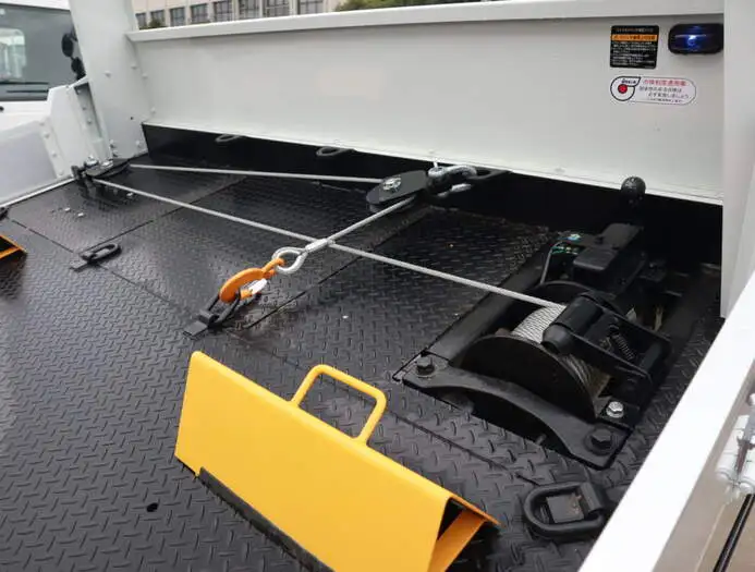 三菱 キャンター 小型 車両重機運搬 ラジコン ウインチの中古トラック画像9