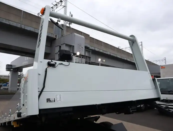 三菱 キャンター 小型 車両重機運搬 ラジコン ウインチの中古トラック画像12