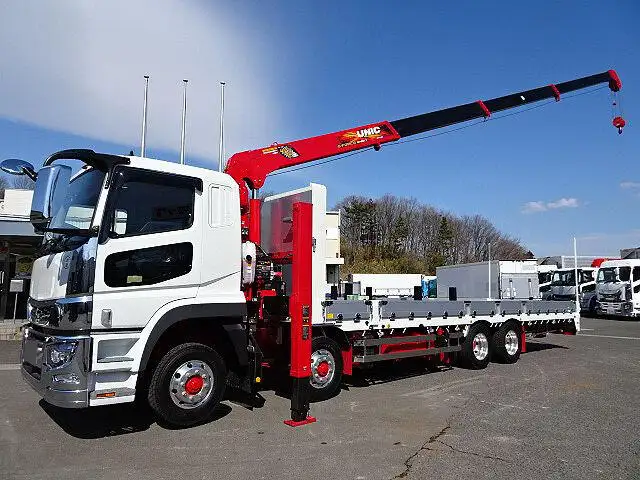 三菱 スーパーグレート 大型 車両重機運搬 ウインチ ベッドの中古トラック画像2