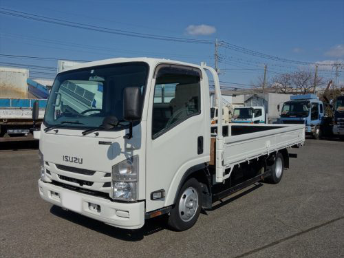 いすゞ エルフ 小型 平ボディ ワイドロング