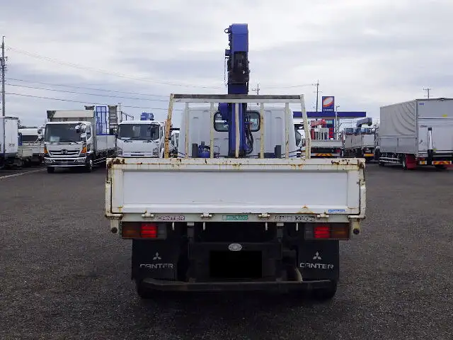 三菱 キャンター 小型 クレーン付 床鉄板 3段の中古トラック画像3