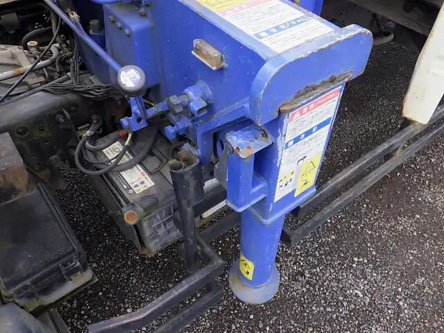 三菱 キャンター 小型 クレーン付 床鉄板 3段の中古トラック画像8