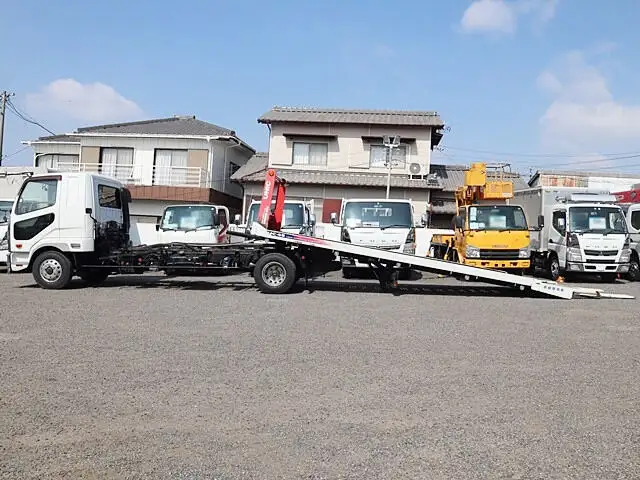 三菱 ファイター 中型/増トン 車両重機運搬 ラジコン ウインチの中古トラック画像9