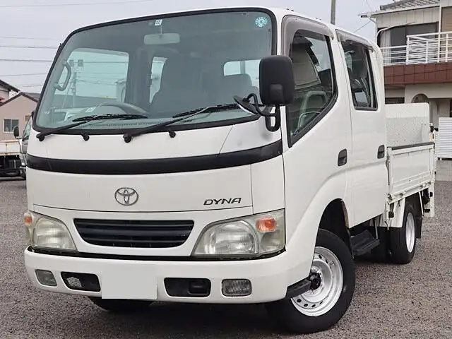 トヨタ ダイナ 小型 平ボディ Wキャブ パワーゲート の中古トラック【車両No.142402】