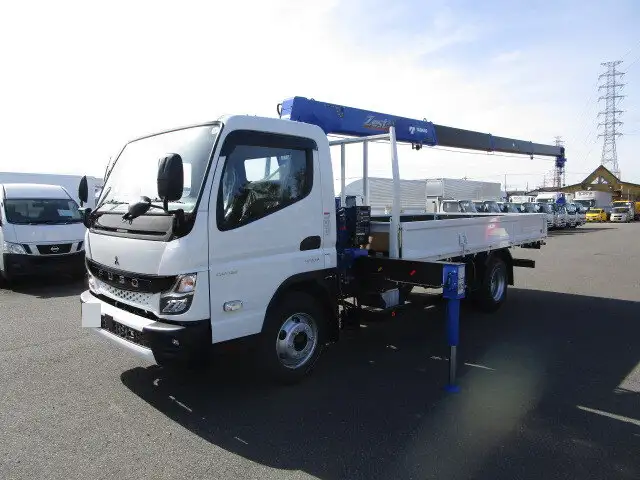 三菱 キャンター 小型 クレーン付 4段 ラジコン の中古トラック【車両No.142160】