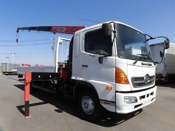 日野 レンジャー 中型/増トン クレーン付 床鉄板 5段の中古トラック画像2