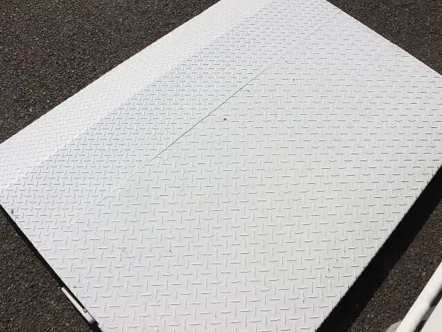 三菱 キャンター 小型 平ボディ パワーゲート 床鉄板の中古トラック画像7