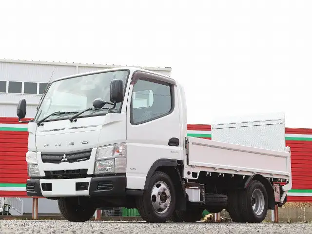 三菱 キャンター 小型 平ボディ パワーゲート TKG-FBA20の中古トラック画像1