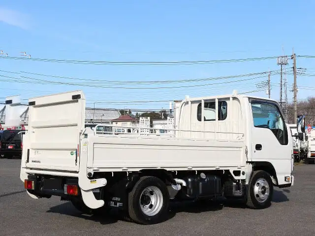 いすゞ エルフ 小型 平ボディ パワーゲート 床鉄板の中古トラック画像2