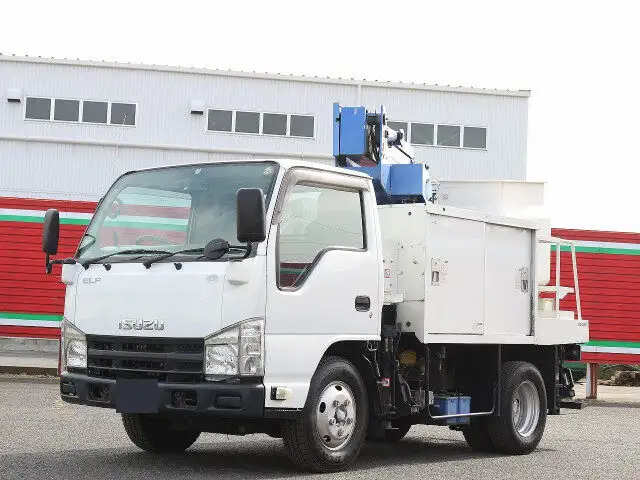 いすゞ エルフ 小型 高所・建柱車 高所作業車 電工仕様 の中古トラック【車両No.142729】