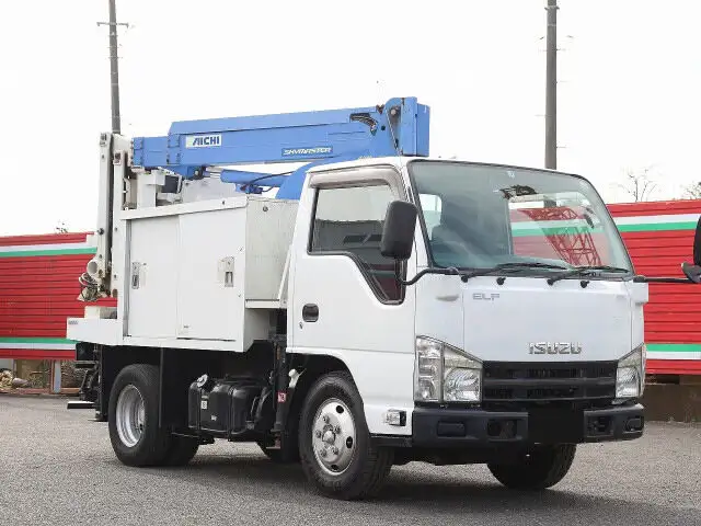 いすゞ エルフ 小型 高所・建柱車 高所作業車 電工仕様の中古トラック画像2