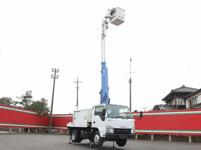 いすゞ エルフ 小型 高所・建柱車 高所作業車 電工仕様の中古トラック画像5