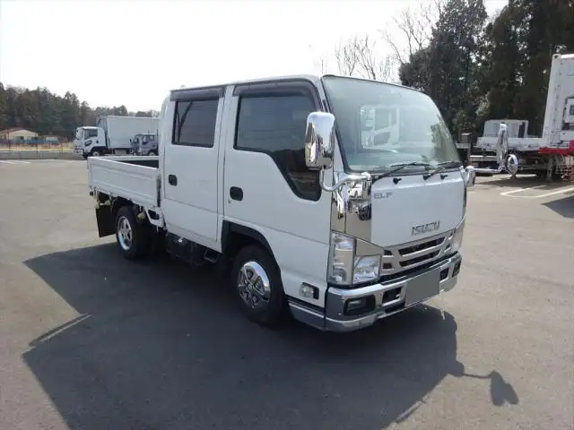 いすゞ エルフ 小型 平ボディ Wキャブ TRG-NJR85Aの中古トラック画像2